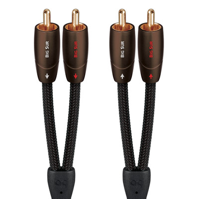 AudioQuest Big Sur RCA-to-RCA Analog Audio Interconnect Cable