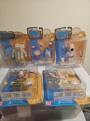 Lot Of 5 Seal Mezco Family Guy Figurines Pope, Lethal Louis,mutant Stewie.
