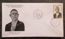 Nlle CALEDONIE lettre FDC 1er jour DE GAULLE en 1971 lot OC399