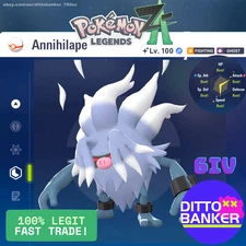 Pokemon Legends ZA ✨ SHINY Annihilape Lv.100 Adamant/6IV MAX EV Fast Trade NEW