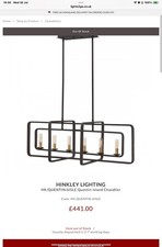 HINKLEY LIGHTING Quentin Island Chandlier. J7