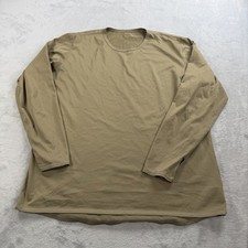 Polartec Undershirt Mens Large Gen III ECWCS L1 Base Layer Tan Sand Tactical