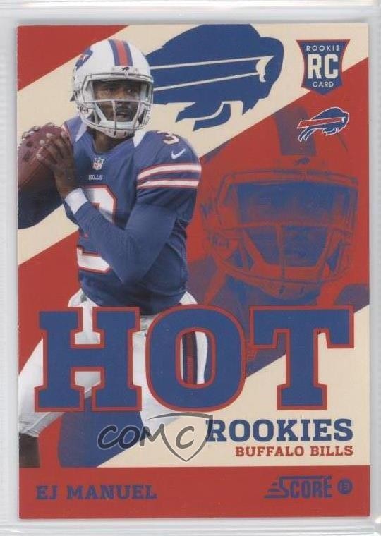 2013 Score Hot Rookies Retail EJ Manuel #17 RC 0c5