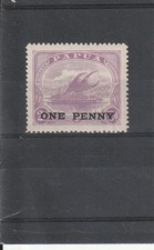 PAPUA 1917 1d on 2d light mauve SG107 Mint.