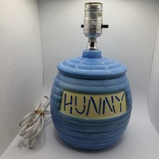 Vintage Disney Winnie the Pooh Hunny Pot Lamp Storybook Character Tested Works