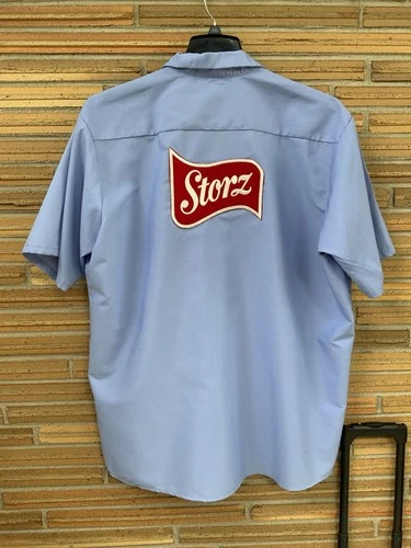 STORZ BEER DELIVERY GUY WORK SHIRT RED KAP XXL 🍺🍺🍺