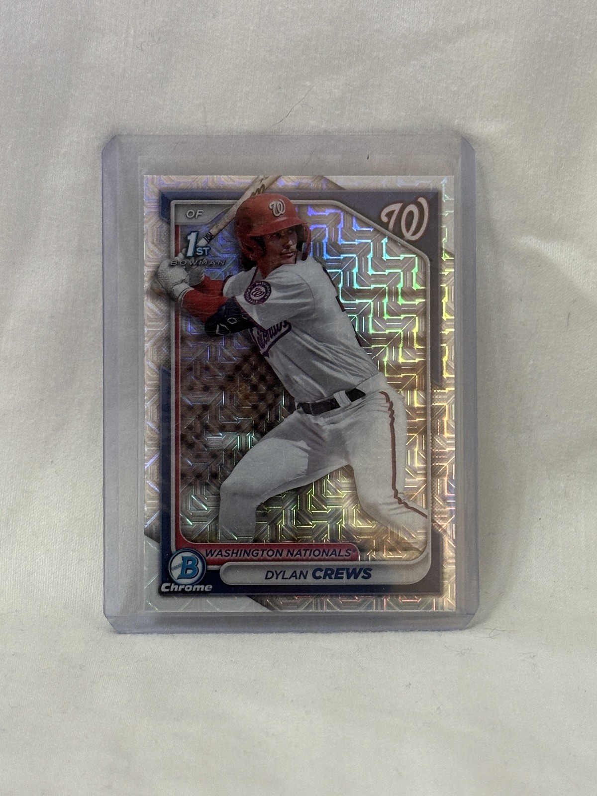 2024 Bowman Mega Box Dylan Crews Chrome 1st Mojo Refractor #BCP-23
