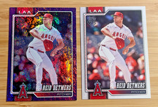 2026 Topps Series One Reid Detmers Purple Foil /250 & Base  LA Angels