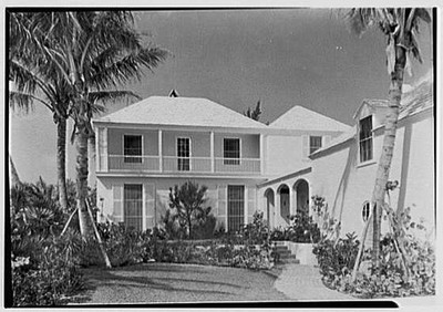 Delray Beach Florida William Young Fillebrown residence 1940 facade close up