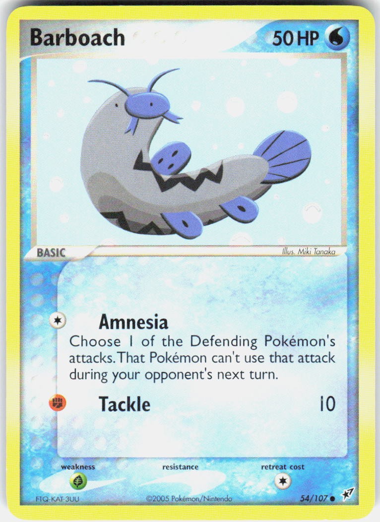 Barboach 54/107 Common Deoxys Pokemon