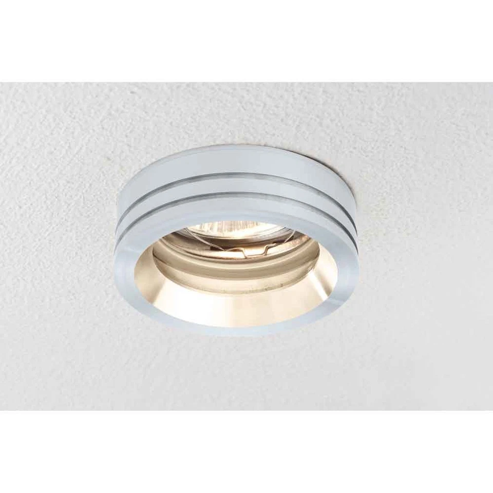 3 X Paulmann Luci da Incasso Set Spot Curl Orientabile Alluminio IP23 Max. 35W - Immagine 4 di 4