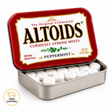 Altoids Curiously Strong Peppermint Breath Mints 1.76 Oz Tin Choose Quantity