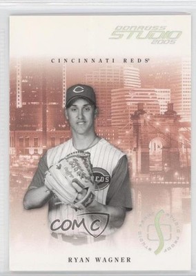 2005 Donruss Studio Proofs Silver 40/100 Ryan Wagner #84 0f8