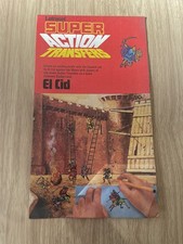 Vintage Letraset Super Action Transfers EL CID - Used