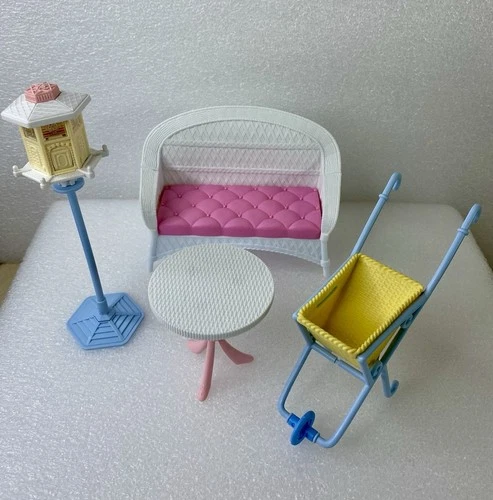 Vintage Mattel 1999 BARBIE Light Up Summer Garden Playset - NOT Complete