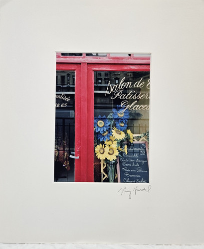 Ray Hartl "Salon de Patisseries Glaces" Matted Photograph Signed 12x14"