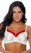 Adult Women's Bra With Ruffle Trim Costume Accessory Dancewear Ladies Outfit