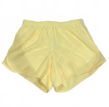 NWT Nike Dri-Fit Tempo Running Shorts Butter Yellow Pastel Girls XL