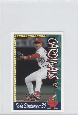 1998 Kansas City Life Insurance St Louis Cardinals Todd Stottlemyre #30 m5x
