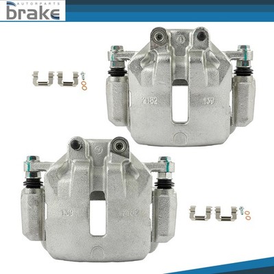 2Pcs Front Disc Brake Calipers w/ Bracket For 2012 - 2016 BUICK LACROSSE 2.4L