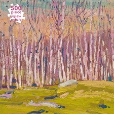 Adult Jigsaw Puzzle Tom Thomson: Silver Birches (500 Pieces) | Flame Tree Studio