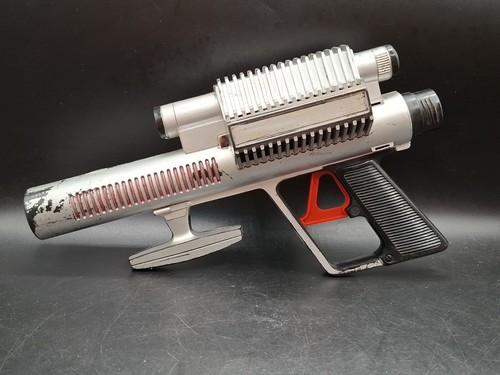 Vintage 1966 Mattel "Lost In Space" Plastic Roto-Jet Gun Working W/o Ext. Barrel