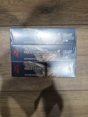 PACK OF 6 WELLA - Koleston Perfect -Hair Color Cream - 12/1 - Special Blonde Ash