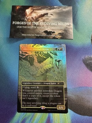 Miirym, Sentinel Wyrm 2500 Foil Secret Lair Whispers in Candlekeep D&D