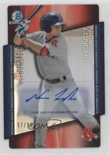 2014 Bowman Draft Chrome Scout's Breakouts Die-Cut 57/99 Nick Longhi Auto 5qi