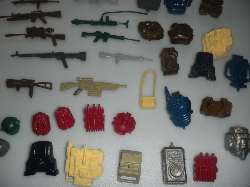 Vintage años 80 G.I. GI Joe Armas Equipo de Batalla Paquete de Accesorios Lote 3.75" 4" ARAH Foto 3 de 4