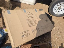 42" Dog Crate for Large Dogs Folding Wire Dog Kennel Dog Cage w/Double-Door Tray