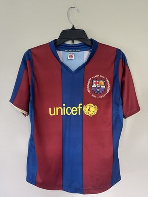 FCB Unicef Messi #10 Jersey Youth Size Large