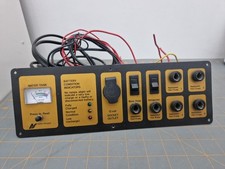 control panel from an Auto-Sleeper camper van conversion