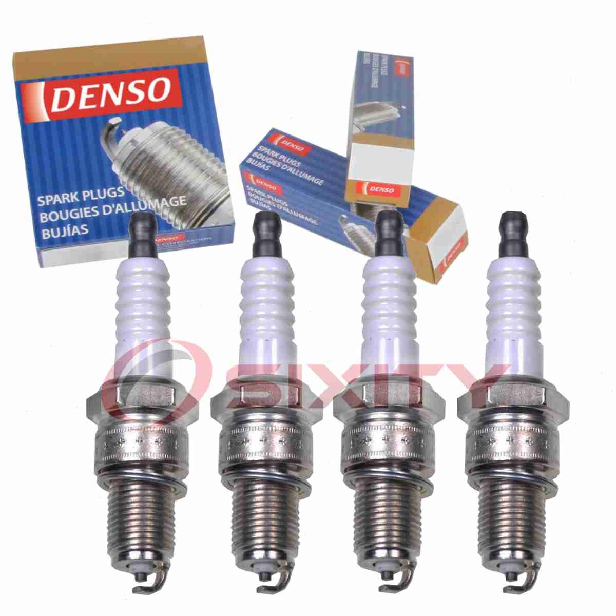 4 pc DENSO 3046 Standard Spark Plugs for W20EPR-S11 MS851029 4690 22401 fl