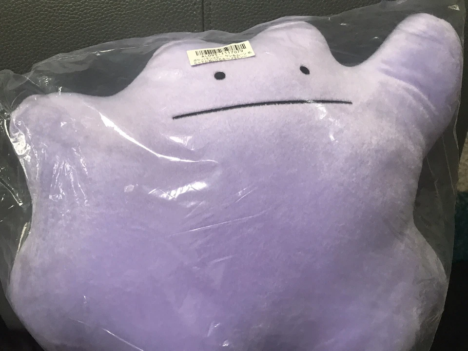 2019 ¡Nuevo exclusivo! ¡SELLADO! RARO! Muñeco de peluche grande Toreba Pokemon Ditto. ¡LINDO! Foto 3 de 4