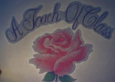 A TOUCH OF CLASS VINTAGE 1970's AMERICANA ROSE IRON ON TRANSFER B-5