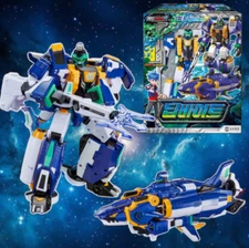 Metal Cardbot S DEEP BITE Shark Submarine Transformer Robot  Toy 2025