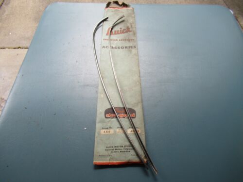 BUICK 1954 55 56 SPECIAL CENTURY TWO DR DOOR EDGE GUARDS 981533 NOS GM TRIM