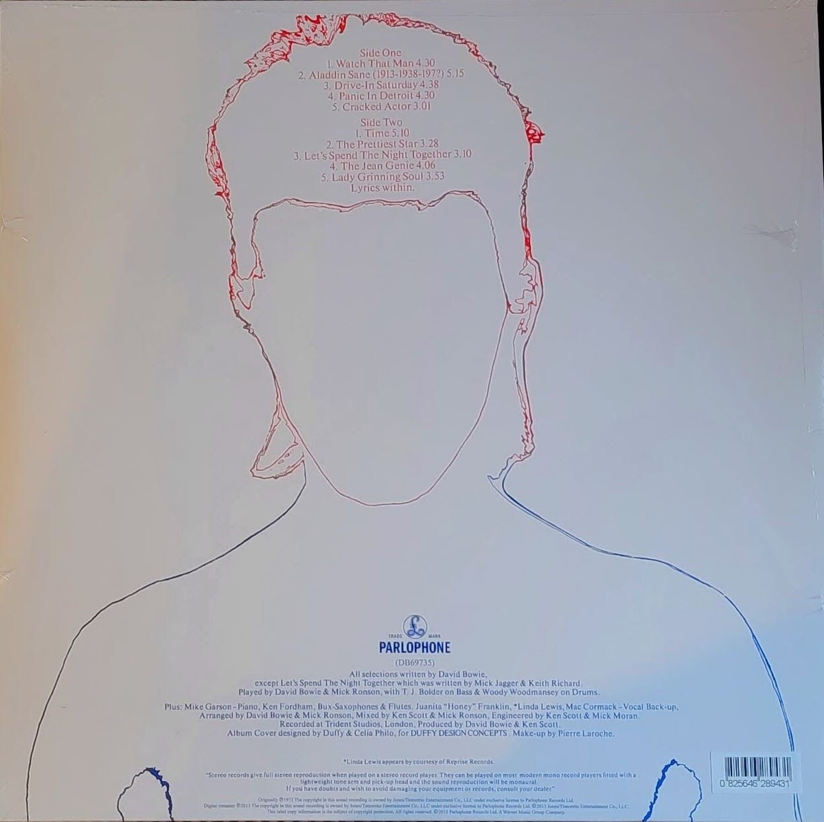 DAVID BOWIE-ALADDIN SANE - 180-GRAM VINYL LP 