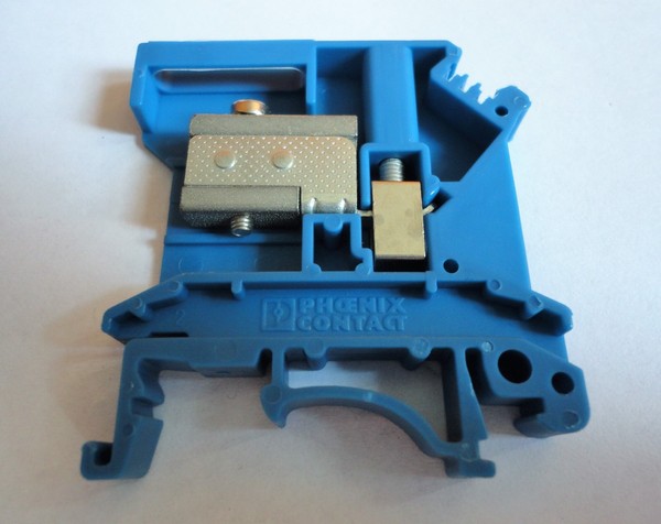 5 StüCk Reihenklemme Trennklemme Phoenix Contact Ukn 5 Bu Blau / E 34-image
