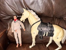 1980 Lone Ranger Doll And Horse Silver-- Gabriel Figures