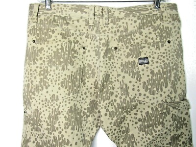 Rocksmith Chino Pants Men's Sandstorm Camo Cargo Pockets Size 38 