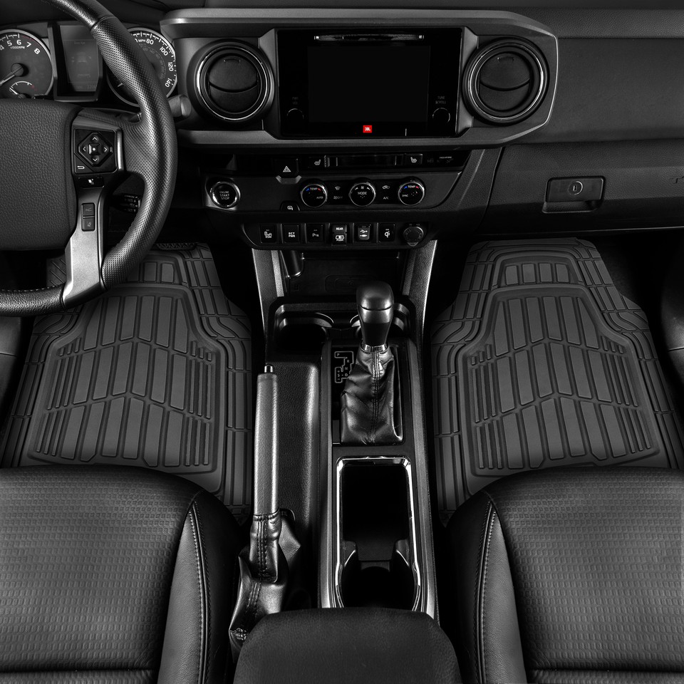 All Weather Vehicle Mats Motor Trend 4-Piece Deep Dish Rubber - Foto 5