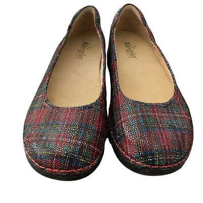 New without Box Alegria Women's Multicolor Leather Upper & Lining Shoe Size 9