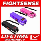 FIGHTSENSE HEAVY DUTY STUN GUN WITH LED FLASHLIGHT FOR WOMEN SELF DEFENSE