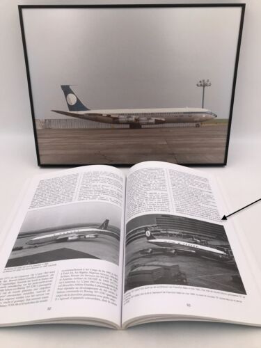 SABENA (1969) Photographie encadrée du Boeing 707 immatriculé OO-SJO - AVIATION - Photo 1/2