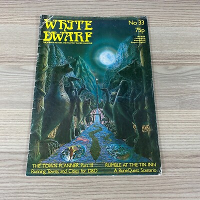White Dwarf N°33 – Septembre 1982 – Magazine Games Workshop – VGC – France
