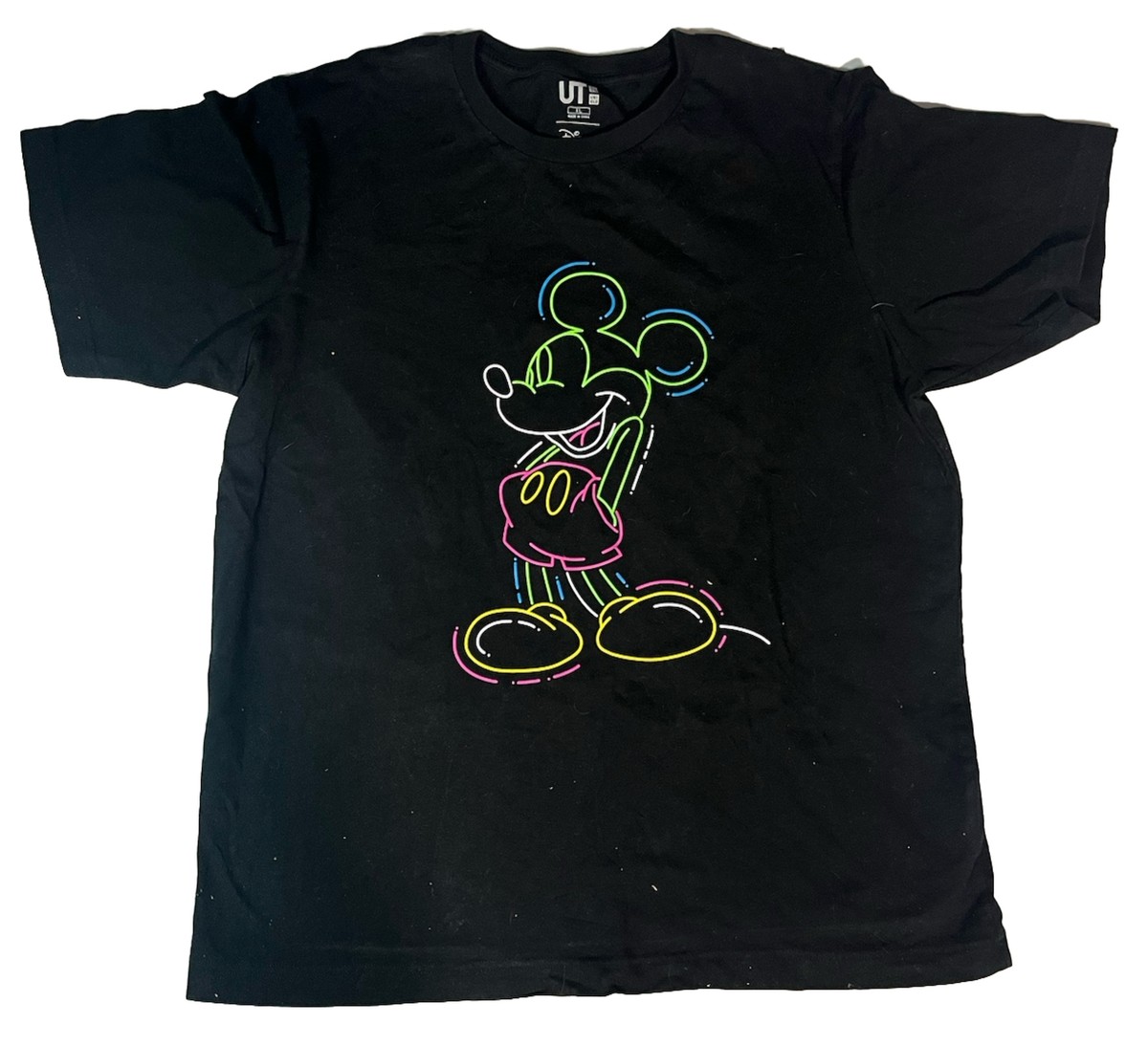 Uniqlo x Disney Mickey Neon T-Shirt Men