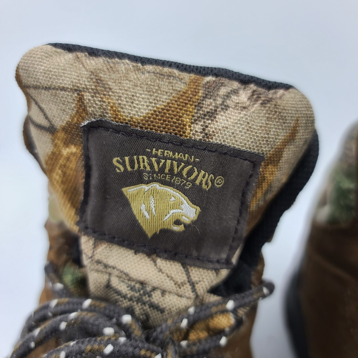Herman Survivors Camo Waterproof Ankle Lace Up Hunting Boots  display picture 3