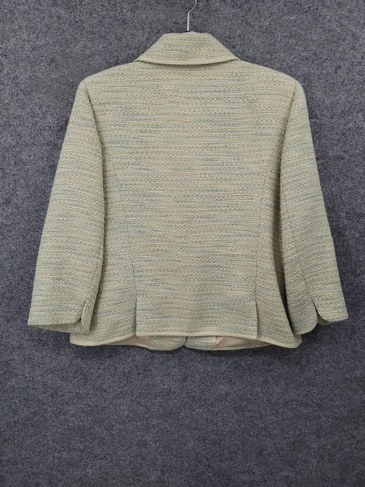 Blazer para mujer Sigrid Olsen Collection 10 bolsillos forrados con botones multicolor Foto 2 de 4